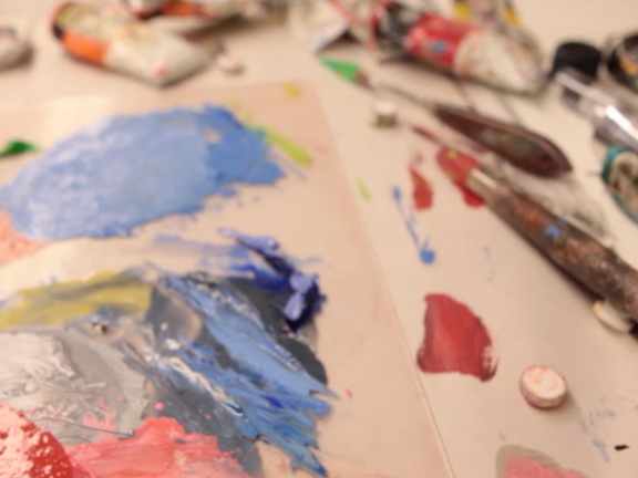 For me, monoprinting and painting are one and the same.