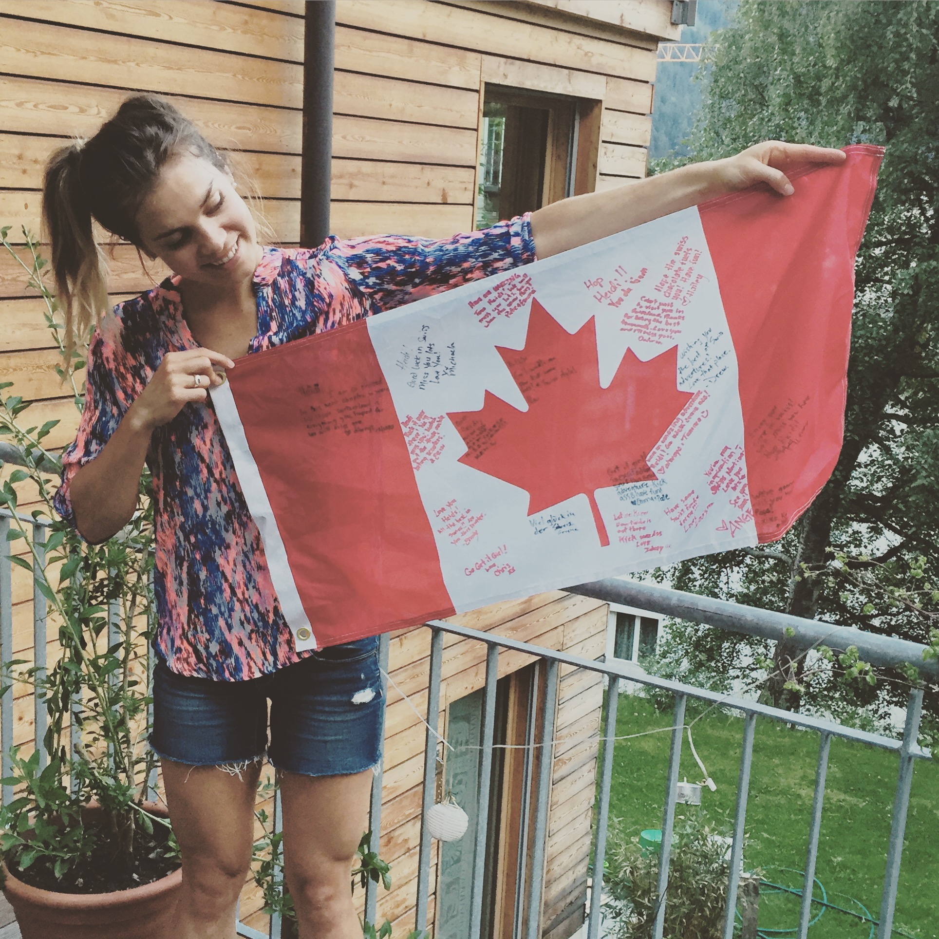 Bringing a piece of Canada to Switzerland - Happy Canada Day!