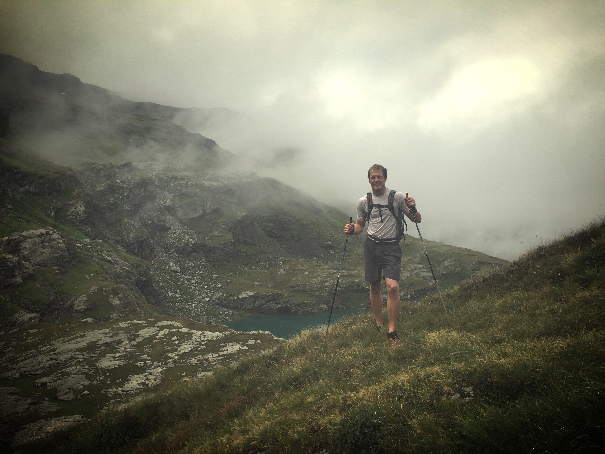  Mountain guide Rolf showing me his backyard. Thank you! 