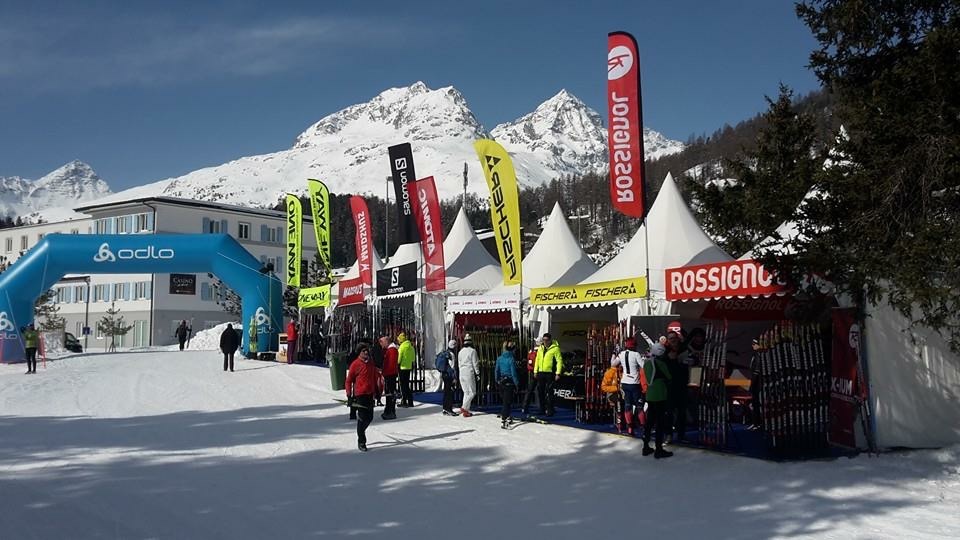 Visitors and competitors could wander through the festival village in St.Moritz and visit different sponsor vendors, test products and sample cheese.&nbsp; 