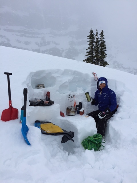  Winter camping complete with dug out kitchen.&nbsp; 
