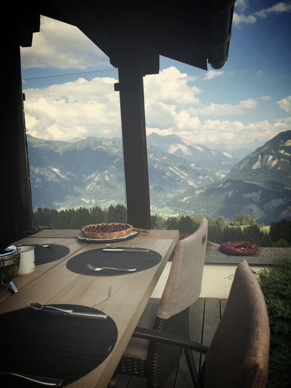  Alp views above Bonaduz in Graubünden. 