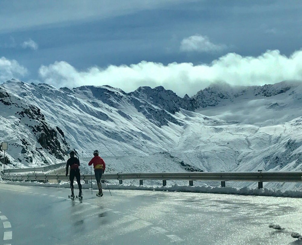  Climbing up the Furka Pass from Goms. Breathtaking! 