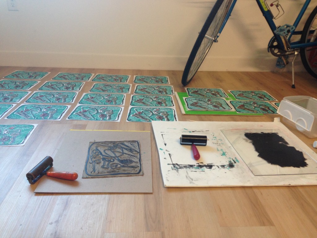 This is what printing in a small apartment looks like.