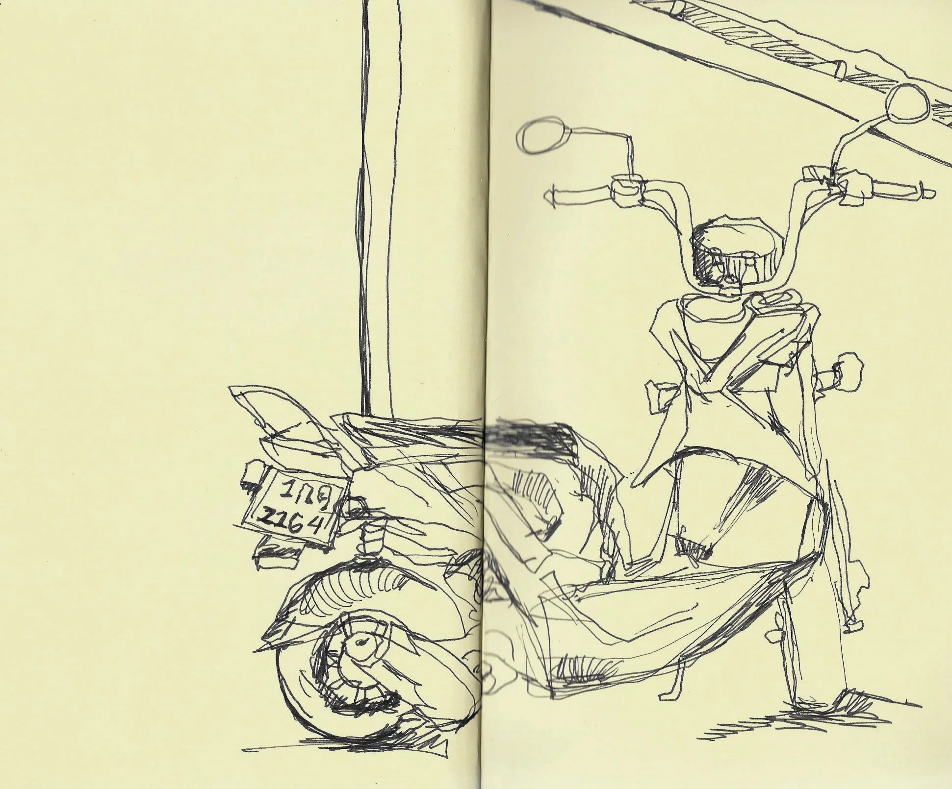 How many people do you think can fit on one motor bike?, 2015