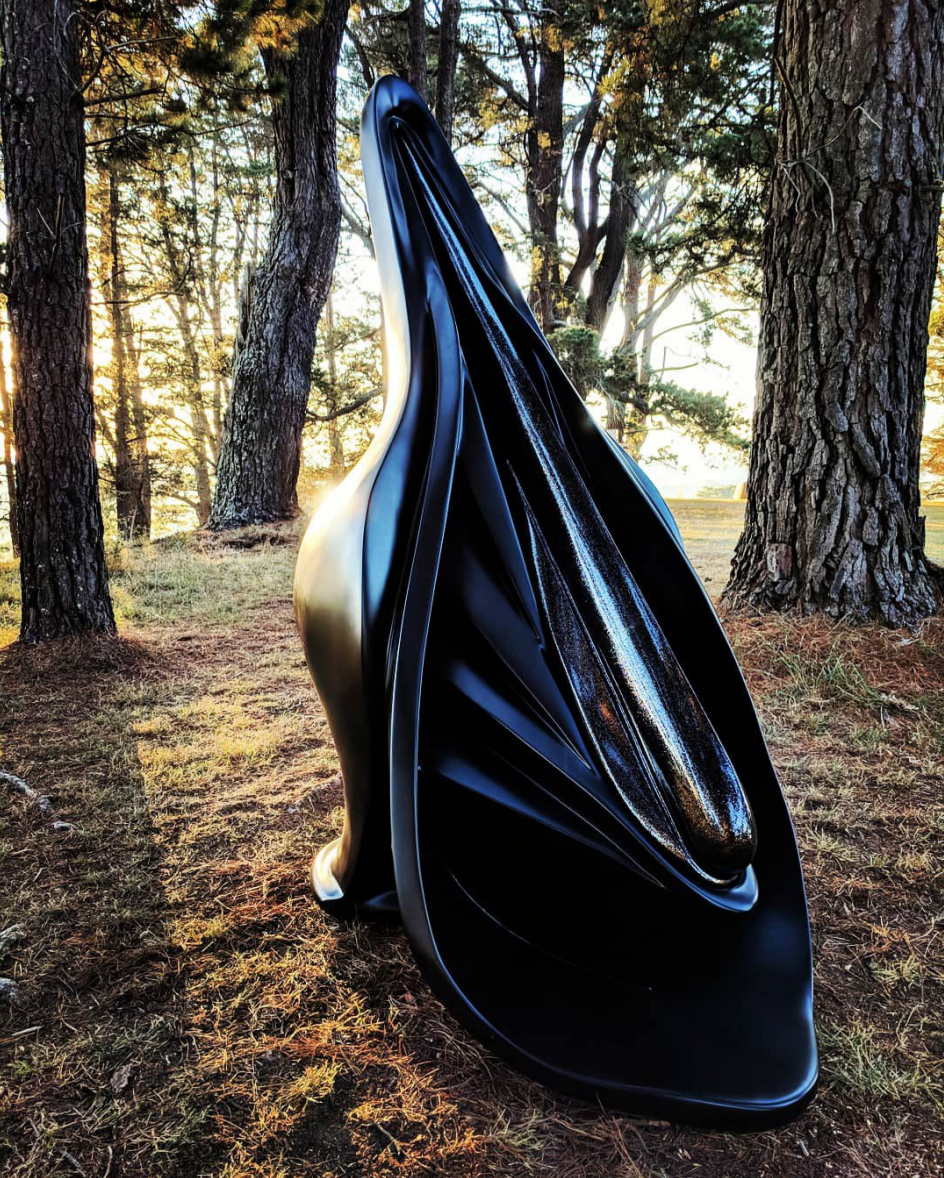   Gotta Light  (2018), painted polyurethane 
