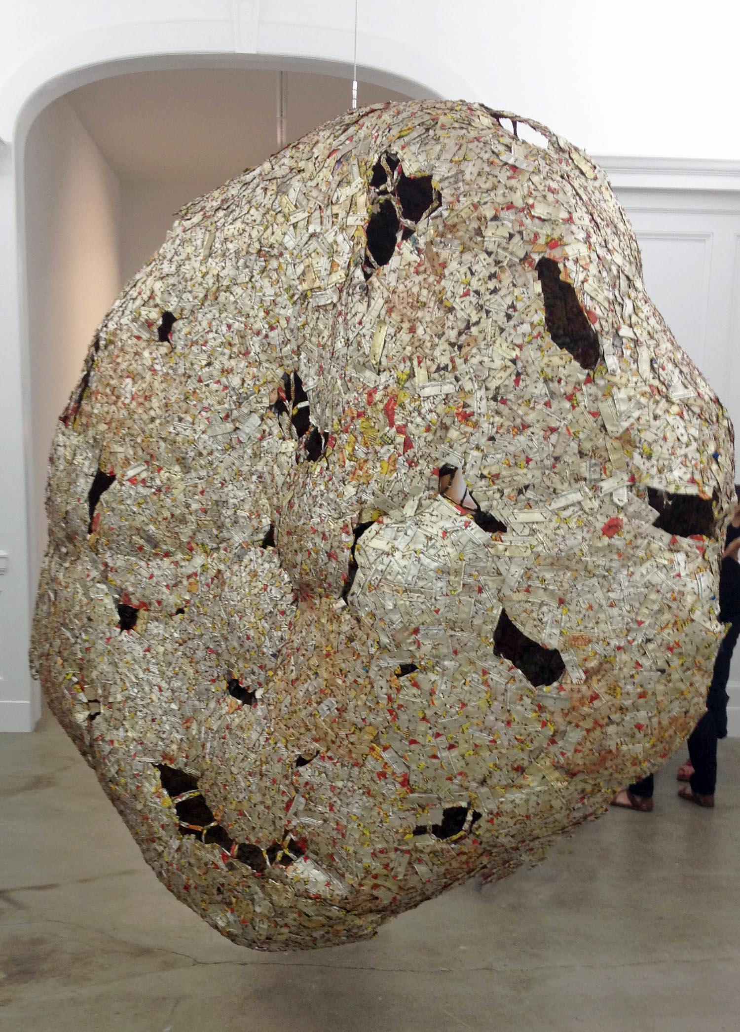 WOMB OF TIME ©EL ANATSUI. COURTESY OF THE ARTIST AND JACK SHAINMAN GALLERY, NEW YORK