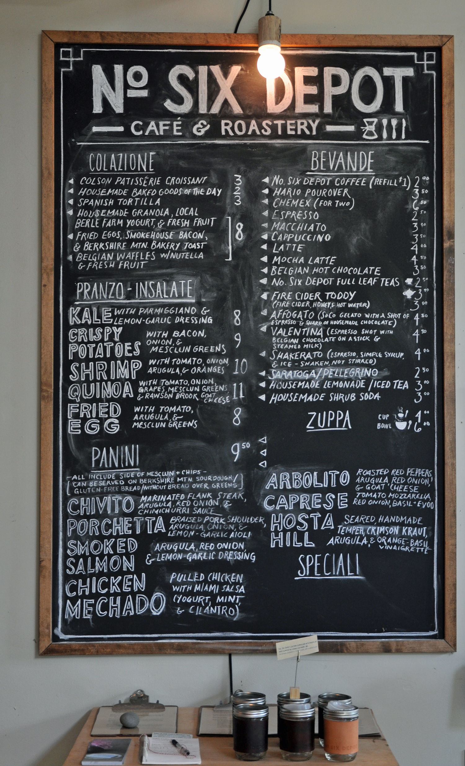 no 6 depot coffee