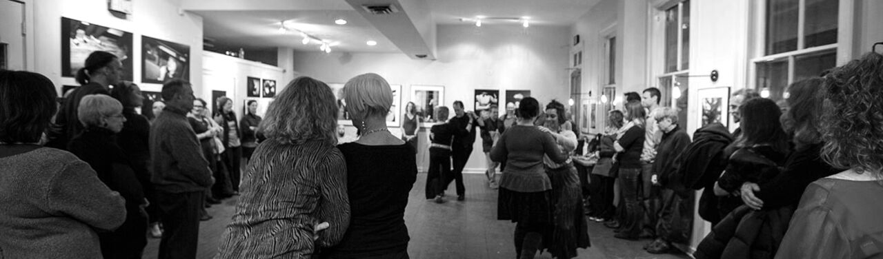TANGO DANCING AT SIX DEPOT/ PHOTO COURTESY RITA FOLEY