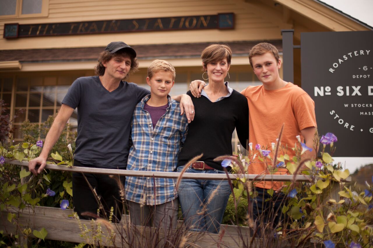 FLAVIO, PAOLO, LISA AND SEBASTIAN/ PHOTO COURTESY SIX DEPOT