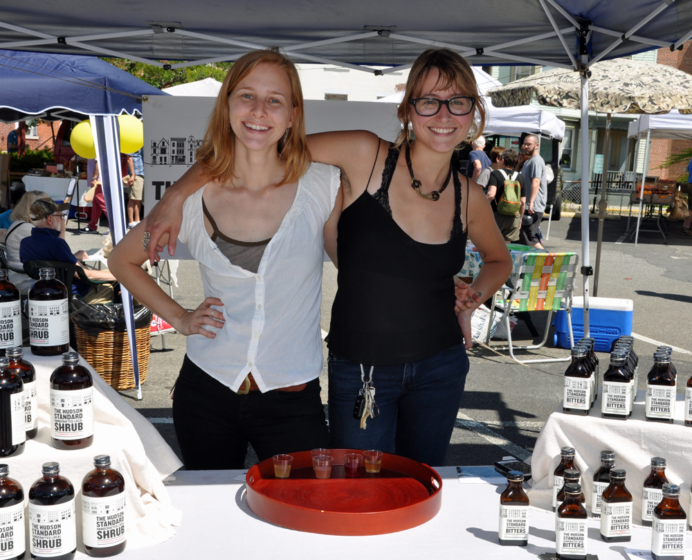THE HUDSON STANDARD TEAM AT FARMERS MARKET IN HUDSON, NY
