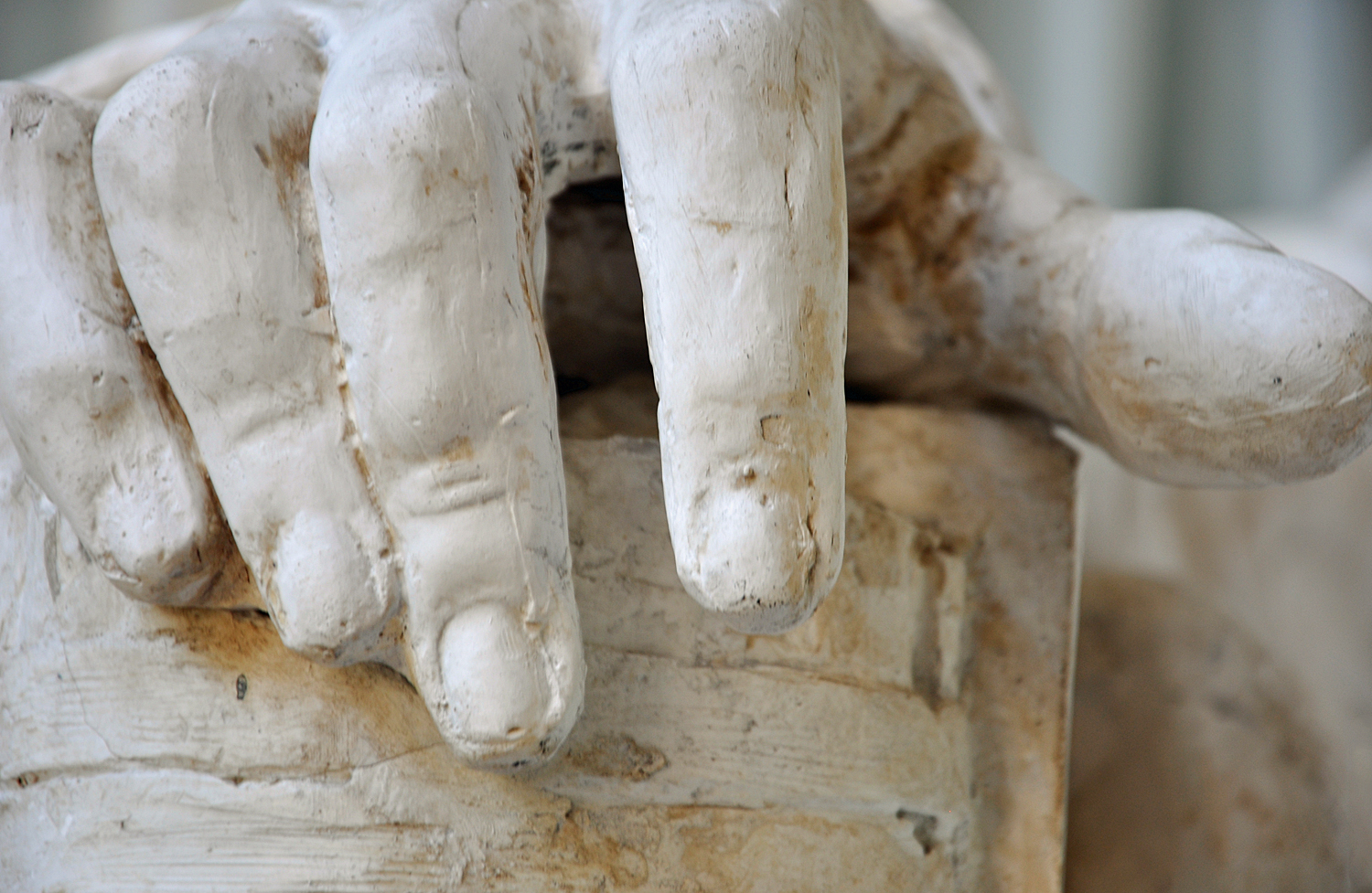 lincoln's hand - plaster study for lincoln memorial
