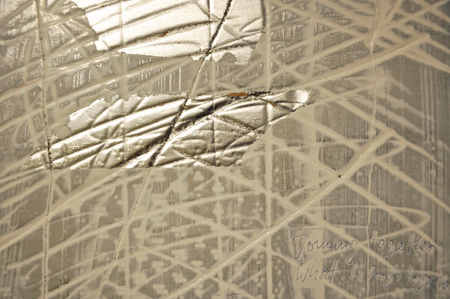 DETAIL OF BERND HAUSSMANN PAINTING
