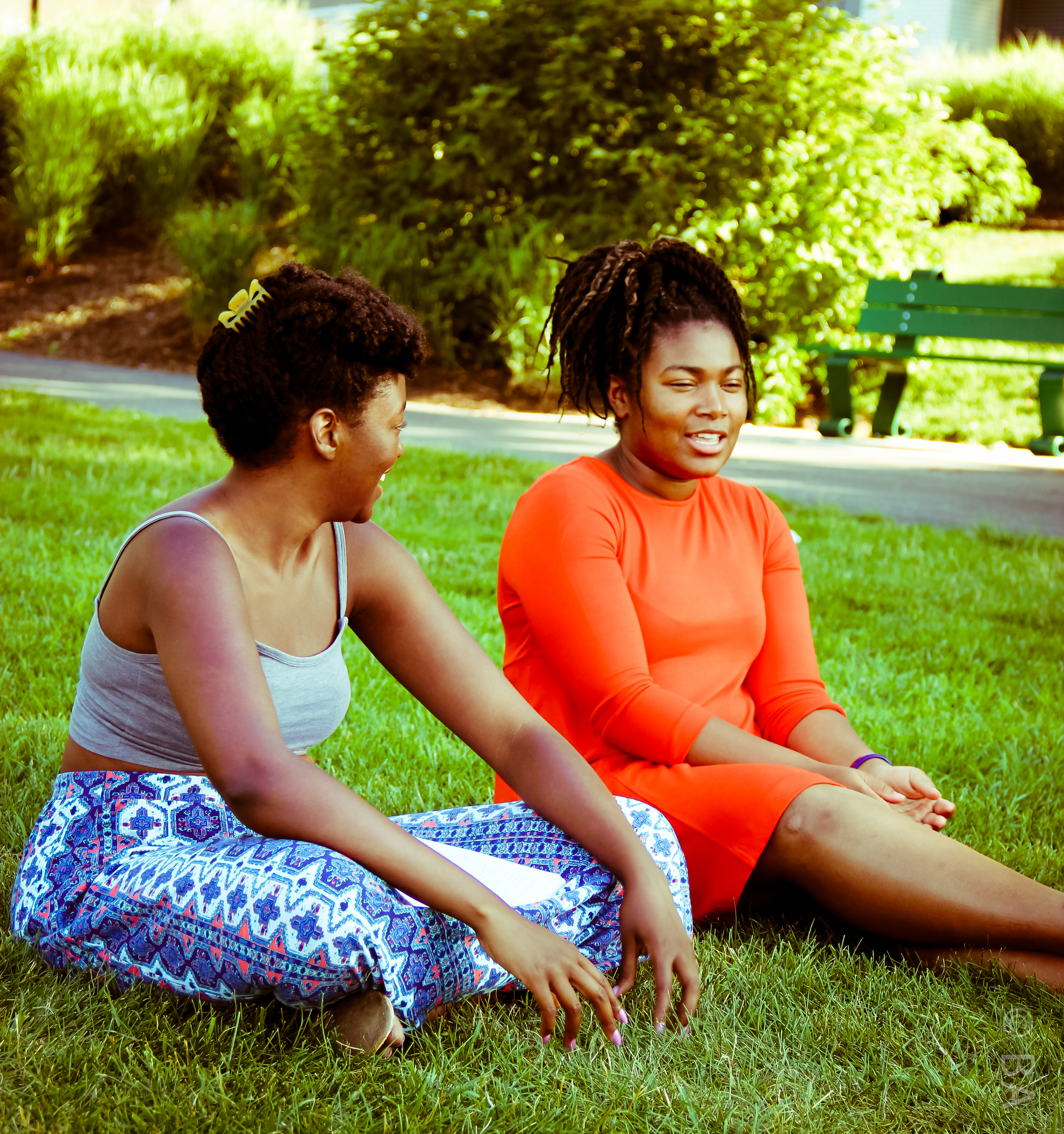 Zanya left, Aleigha right Photo credit: B.Andre