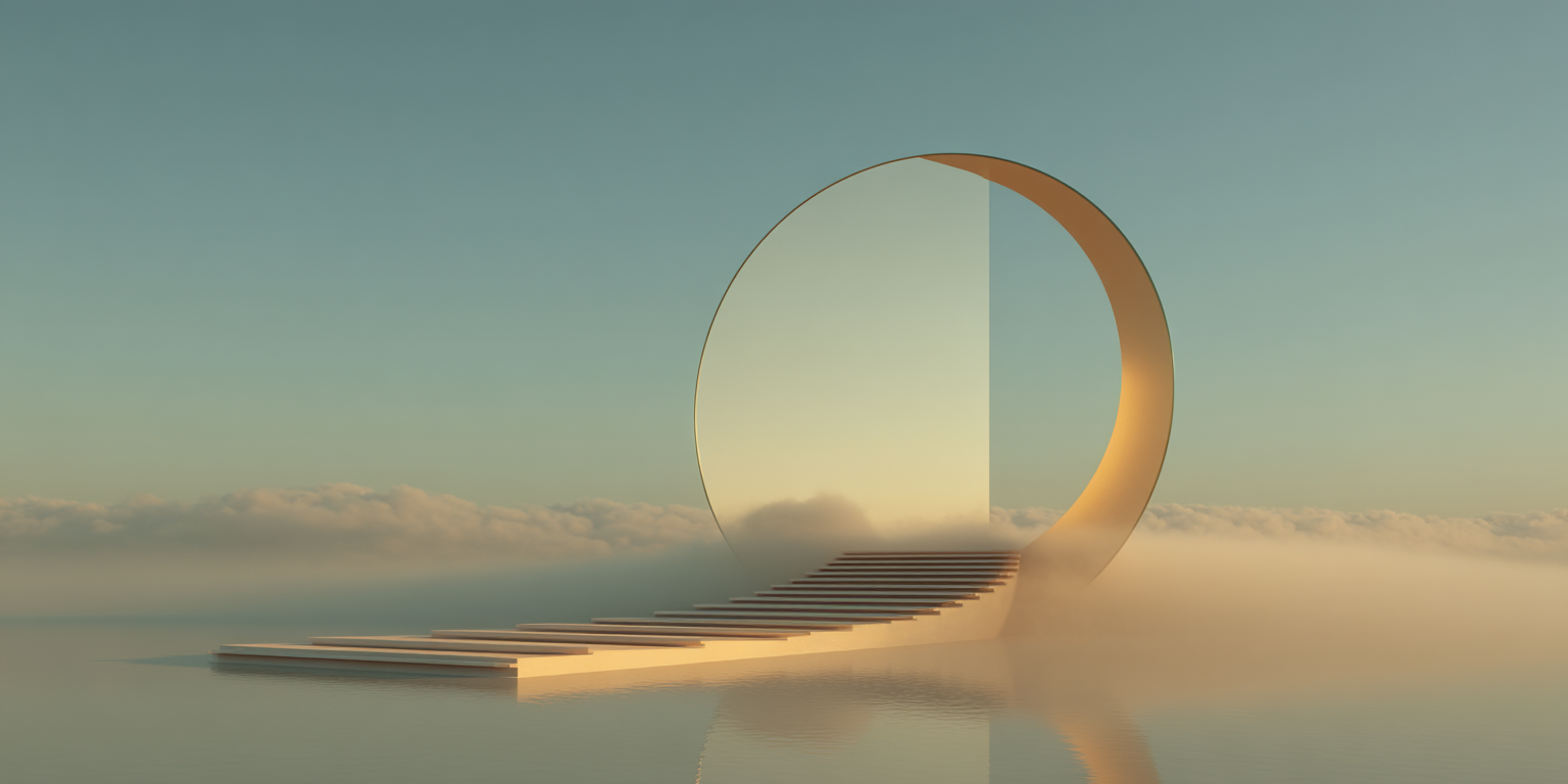 u1146626773_dreamlike_surreal_arch_floating_in_a_void_made_of_92b48434-65a6-4cd4-9a3d-411ed0f27e3f_3.png