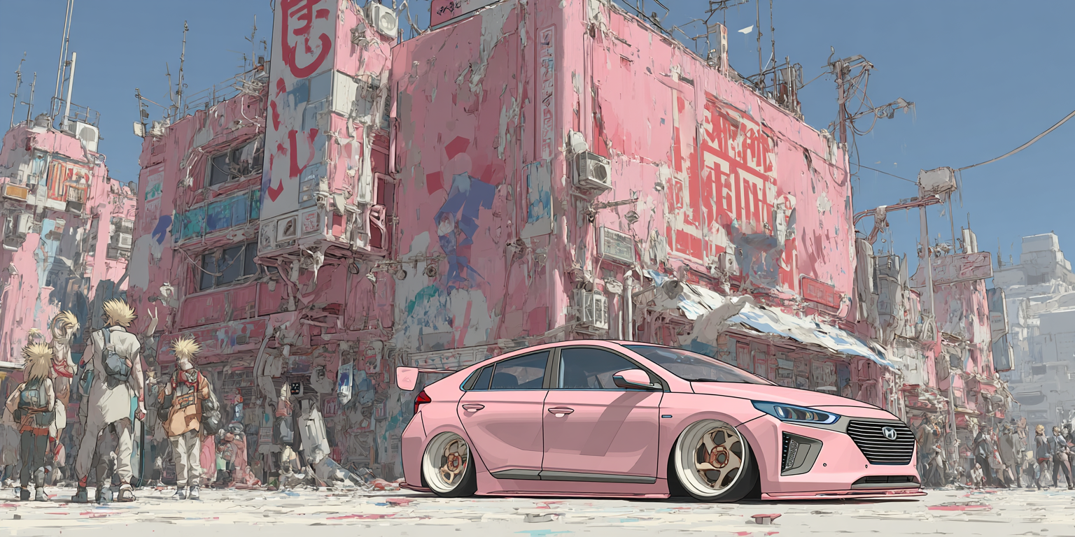 u1146626773_Hyundai_ioniq_EV_car_driving_on_70s_Neon-look-of-_cb3e91ee-371b-4745-8f17-55bc1dbde24d_0.png