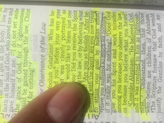 Galatians 2:3-5 in case you can't read sideways. Blame Squarespace's app limitations, not my heart.