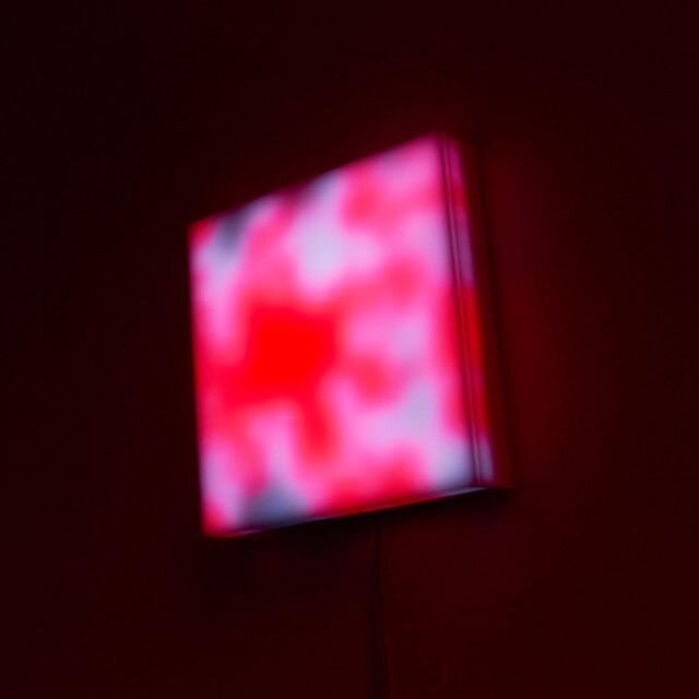 Little work in progress shot. The super-luminous LED panels are hard to shoot!  Made up four half completed light boxes today. #artinisolation #isoart #leds #opal #rgb #square #16x16