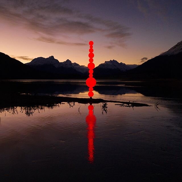 A year ago today we were down @lumaqueenstown dragging a shish-Ka-buoy through a frozen field to a magical lake! Was the perfect mission after a fun filled week setting up in the gardens. No Luma this year but looking forward to 2021 ✨ #Luma #light #
