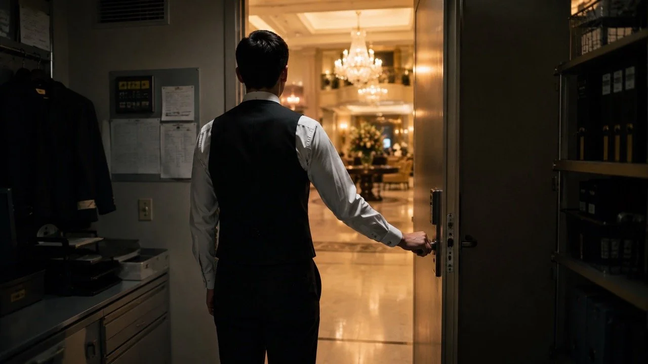 The Curtain Moment - Showing up is physical. Arriving is a decision