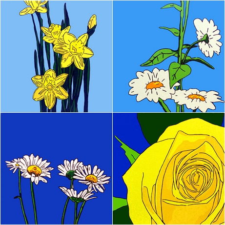Daisy Skye Flower Paintings