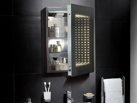 pebble grey infinity mirror
