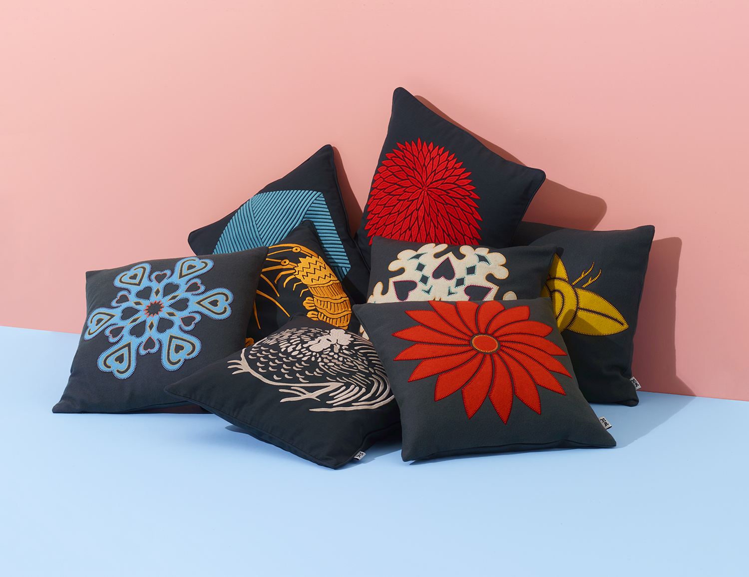Nazanin Kamali debut cushion collection.