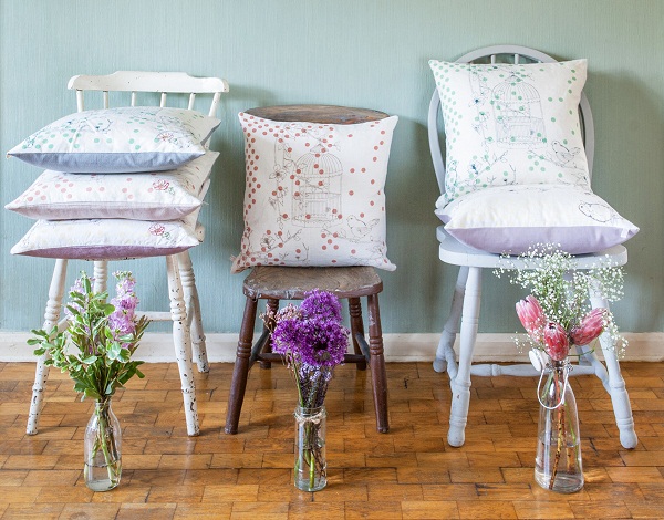Dotty Bird Cushion Collection