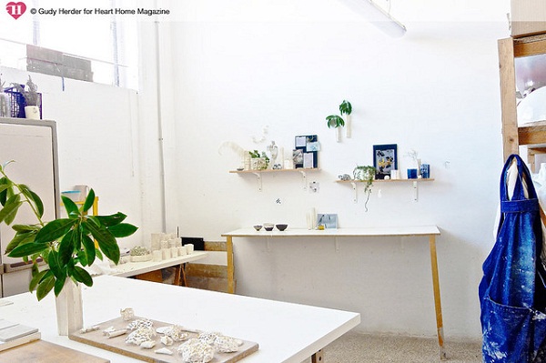 Gudy’s ceramics workshop is a haven: "When I step into my working space, I feel immediately happy and at ease. It kind of transforms me. Everything beyond loses importance.”