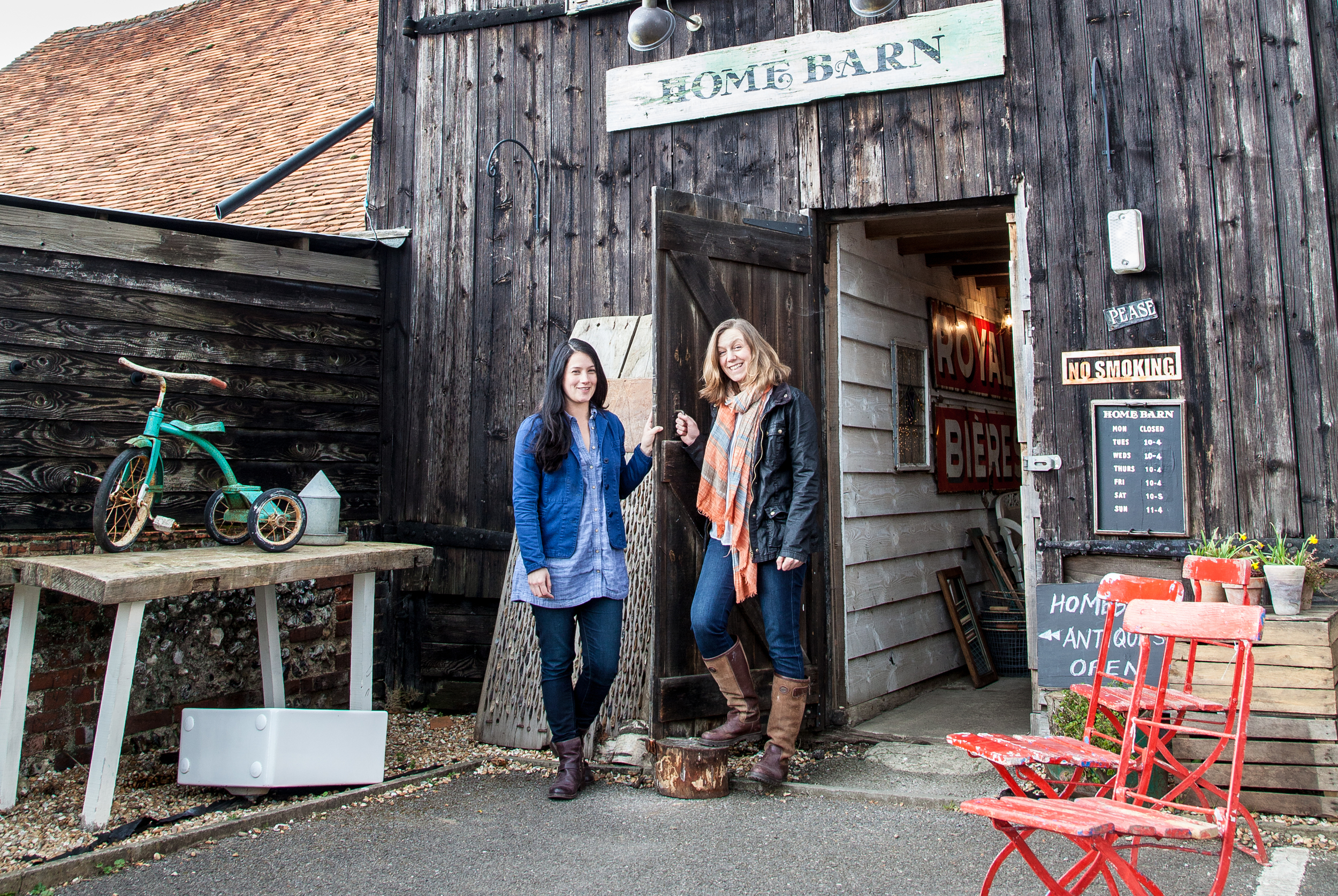 Sally & Sarah at HomeBarn
