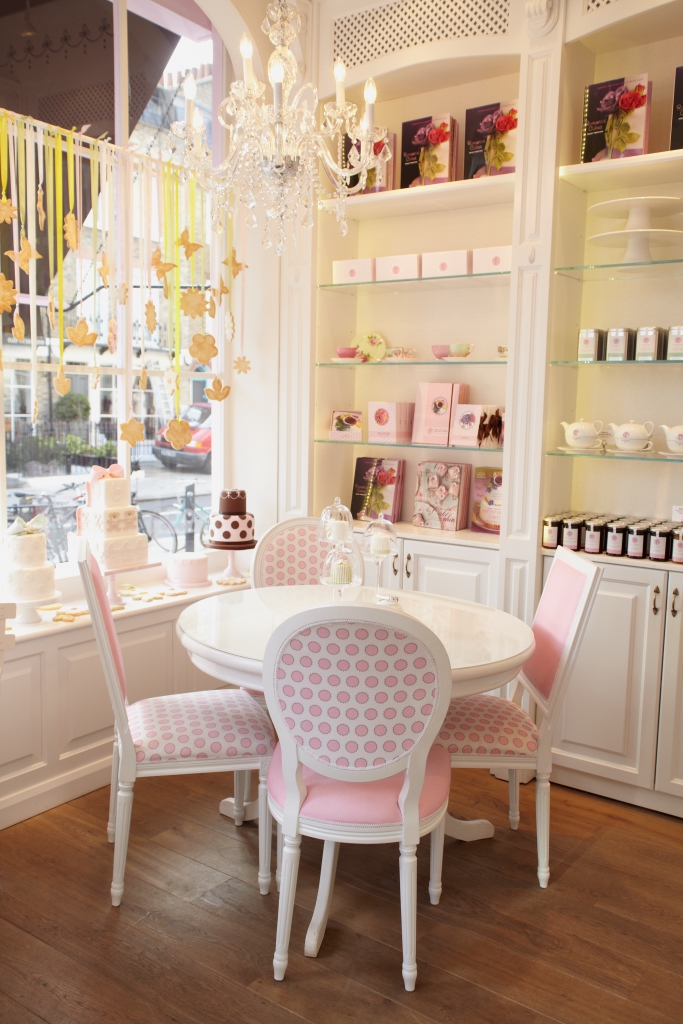 Pretty interiors at Peggy Porschen’s Parlour