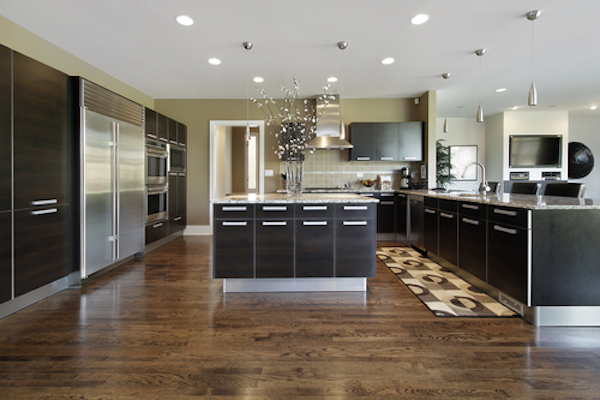 Kitchen in luxury home