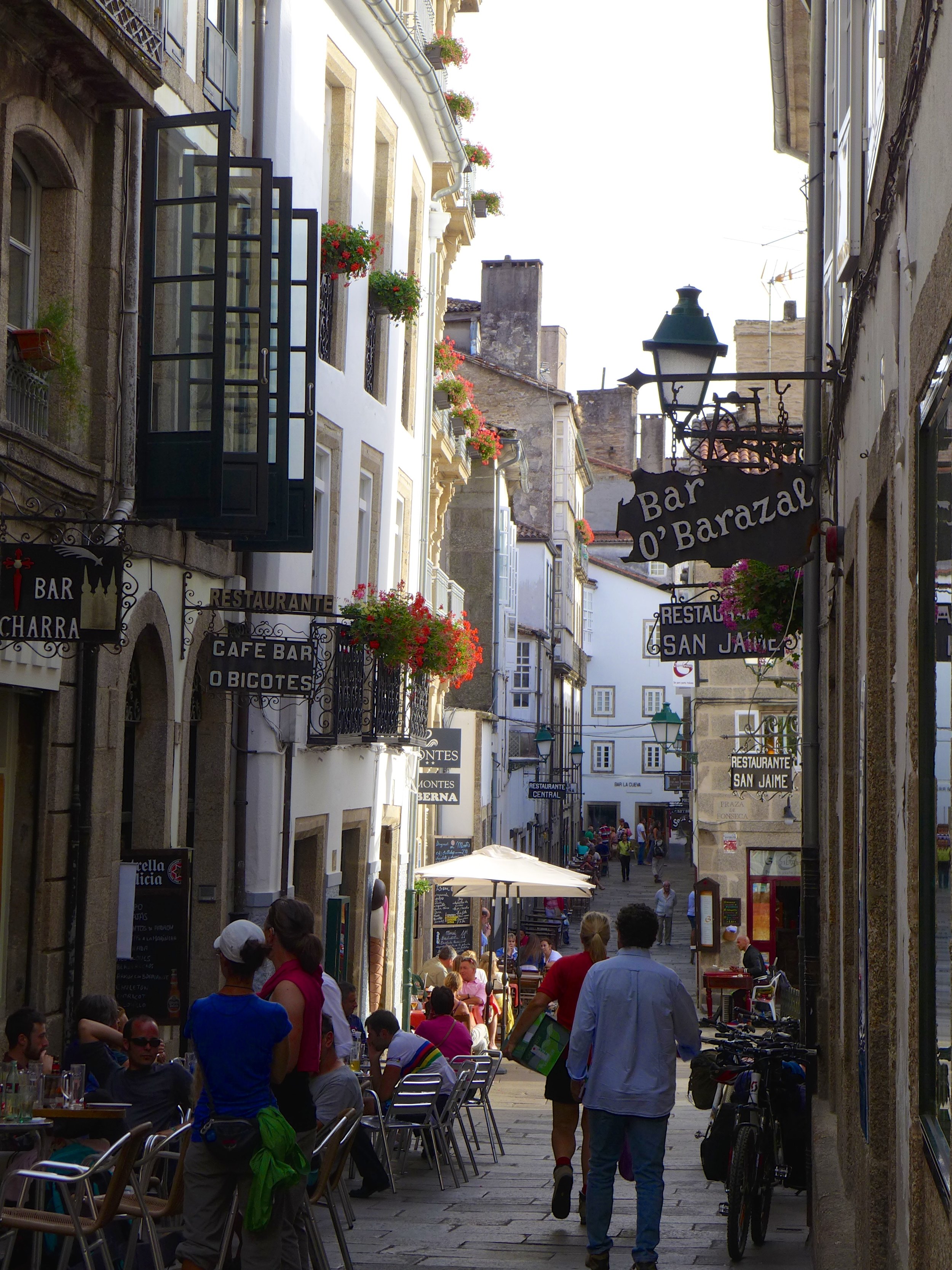 Street scene in Santiago