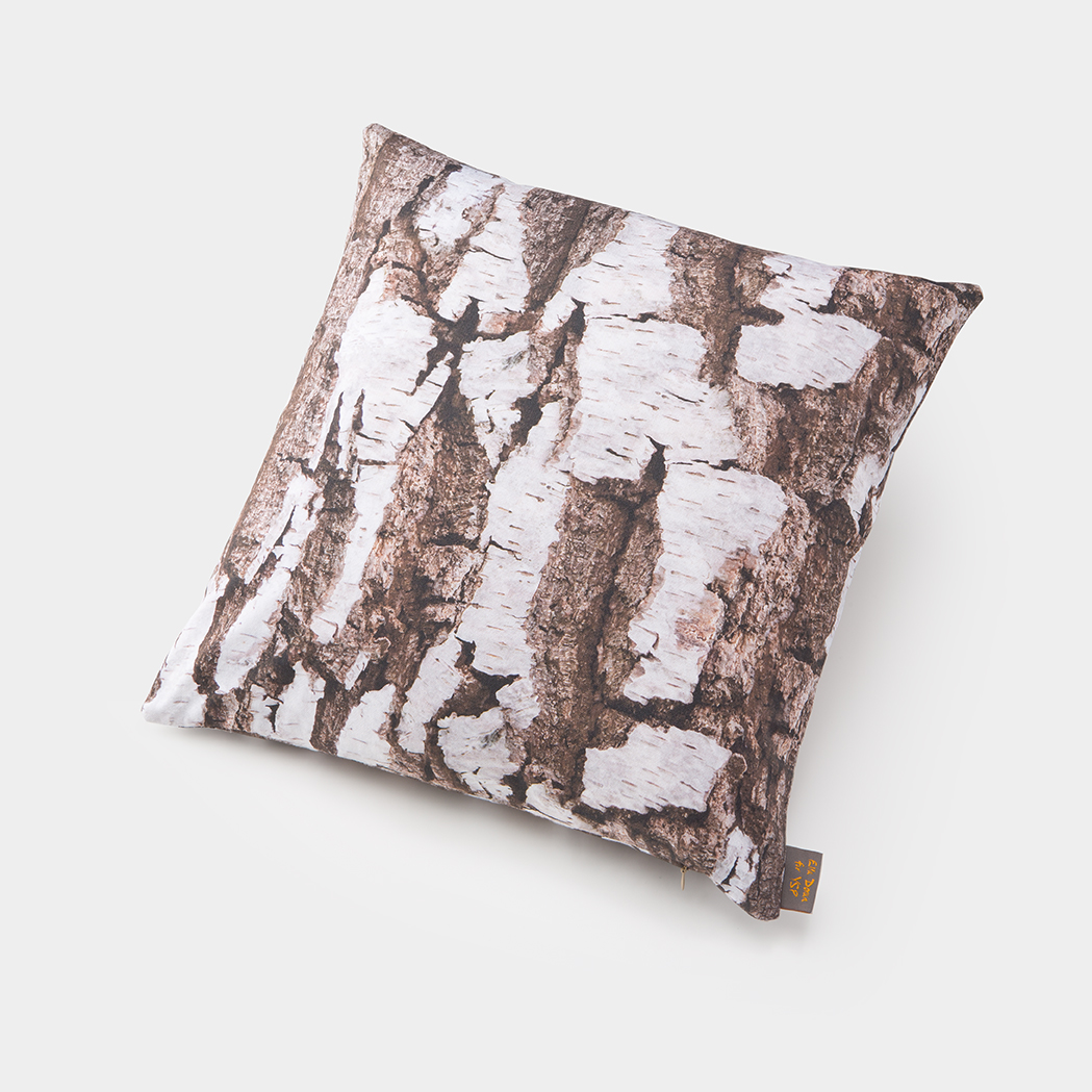 Ella Doran for YSP, Woodland Bark Cushion. Courtesy the artist and Yorkshire Sculpture Park