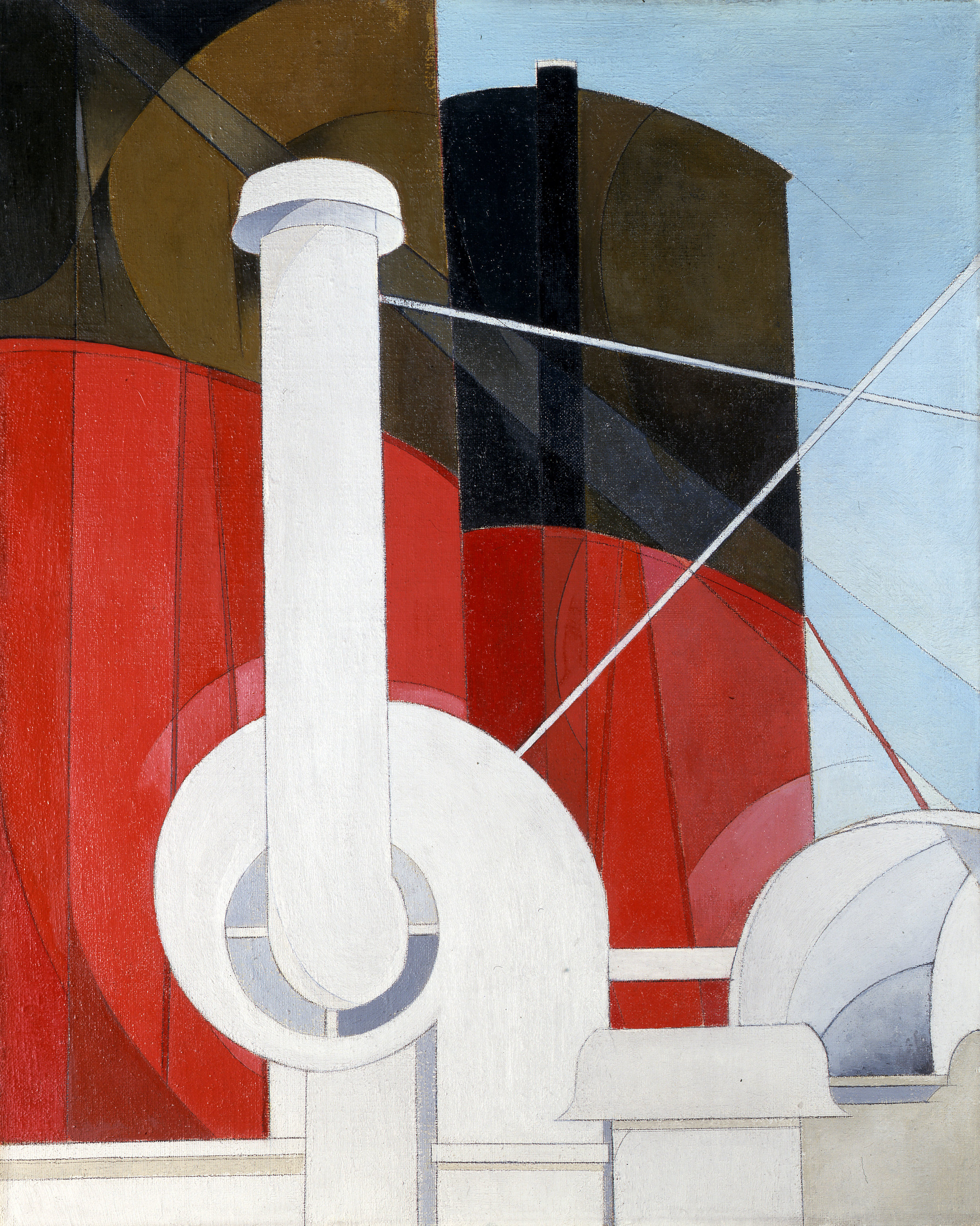 Paquebot ‘Paris’, Charles Demuth, United States, 1921 -22. Gift of Ferdinand Howald © Columbus Museum of Art, Ohio