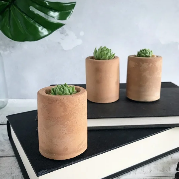 Concrete Succulent Planter Trio, £19.99