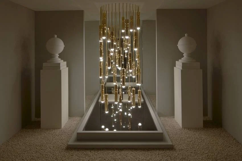 Fulcrum Pendants in Polished Gold