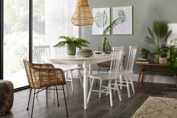 Albany Table and Pendle Chairs Dining Set