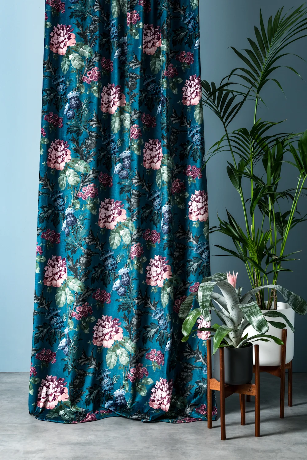 Arley House Tobermory fabric in Teal £68