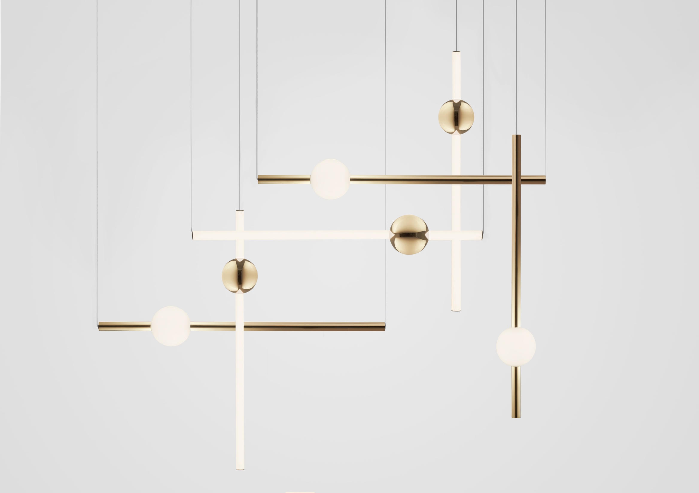 Orion lights in polished gold