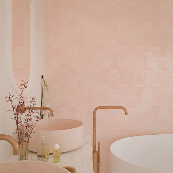 Ella Pink Ceramic Tiles