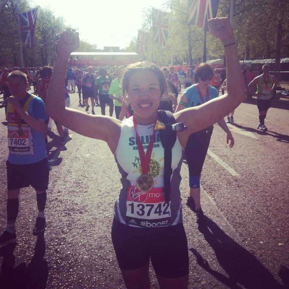 Selina, who ran the London Marathon for us
