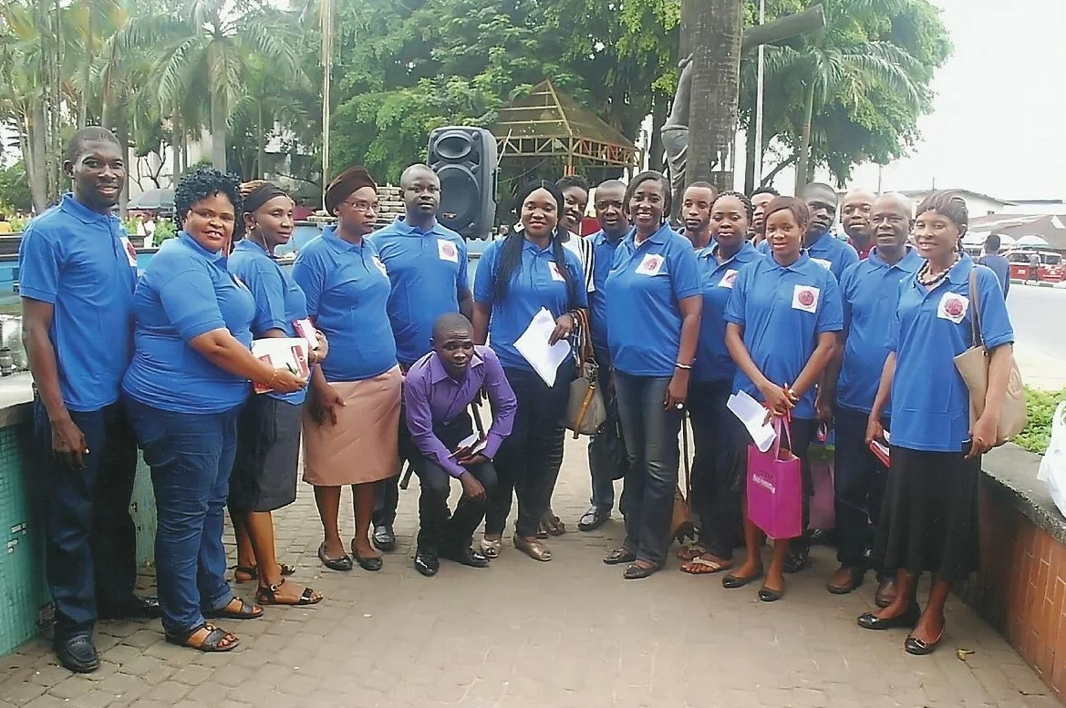 Members of the Akwa Ibom PACT Group, following their successful media campaign in 2017.