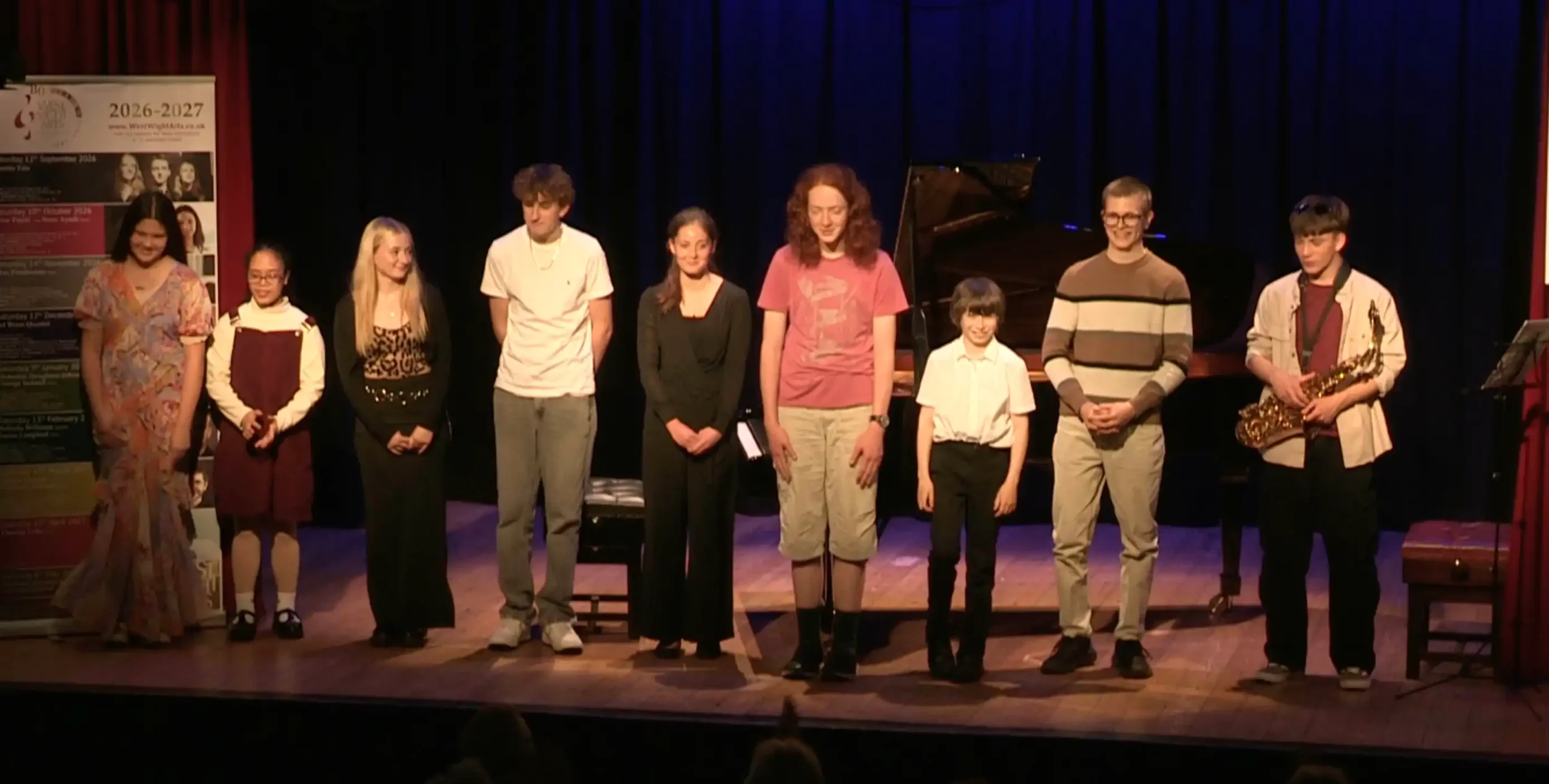 west wight arts association bursary concert