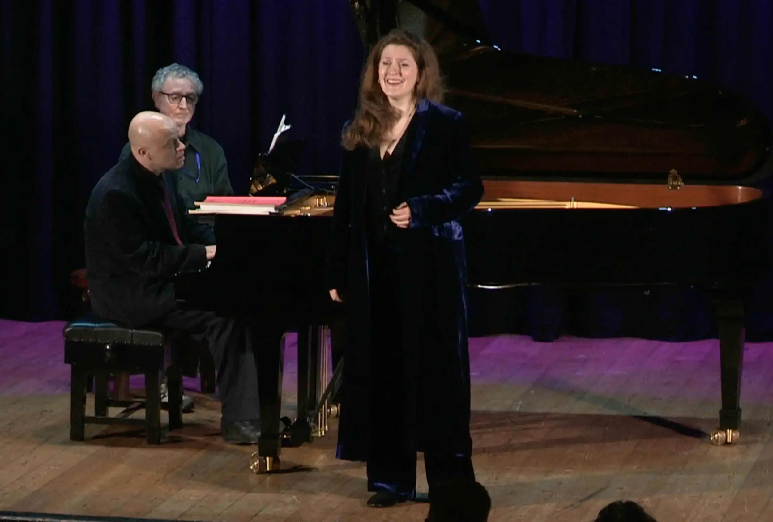 Viv Mclean and Sarah Gabriel at west wight arts association