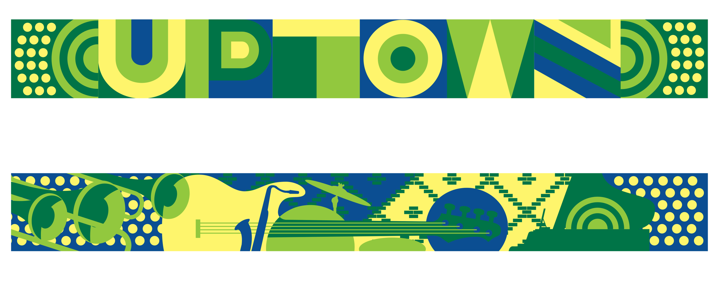 Proposed design for 2 murals for Uptown Chicago