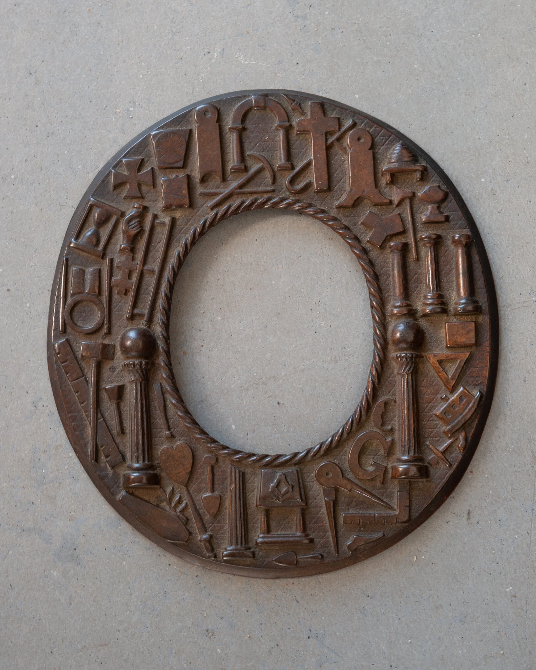 Bronze Masonic Frame