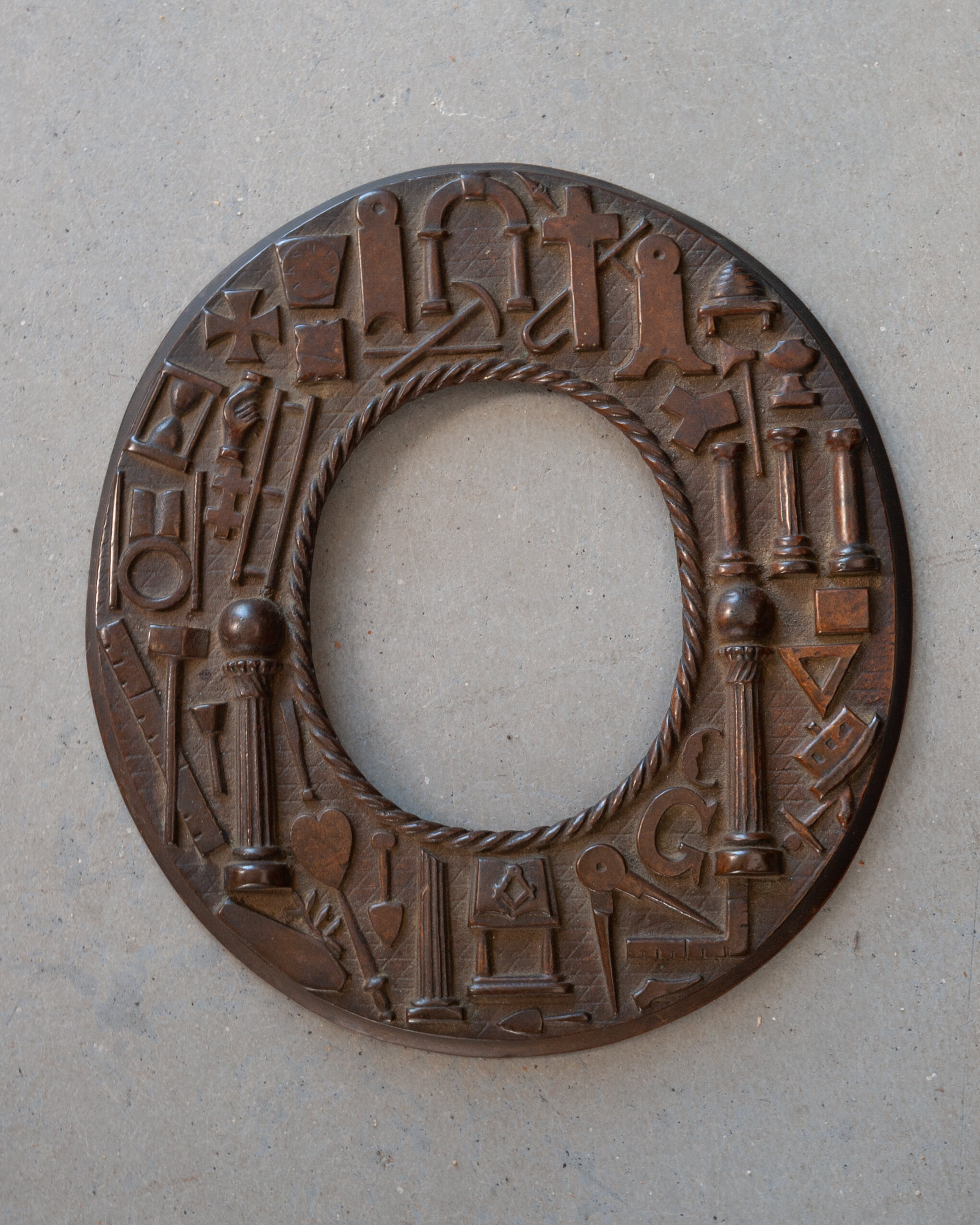 Bronze Masonic Frame
