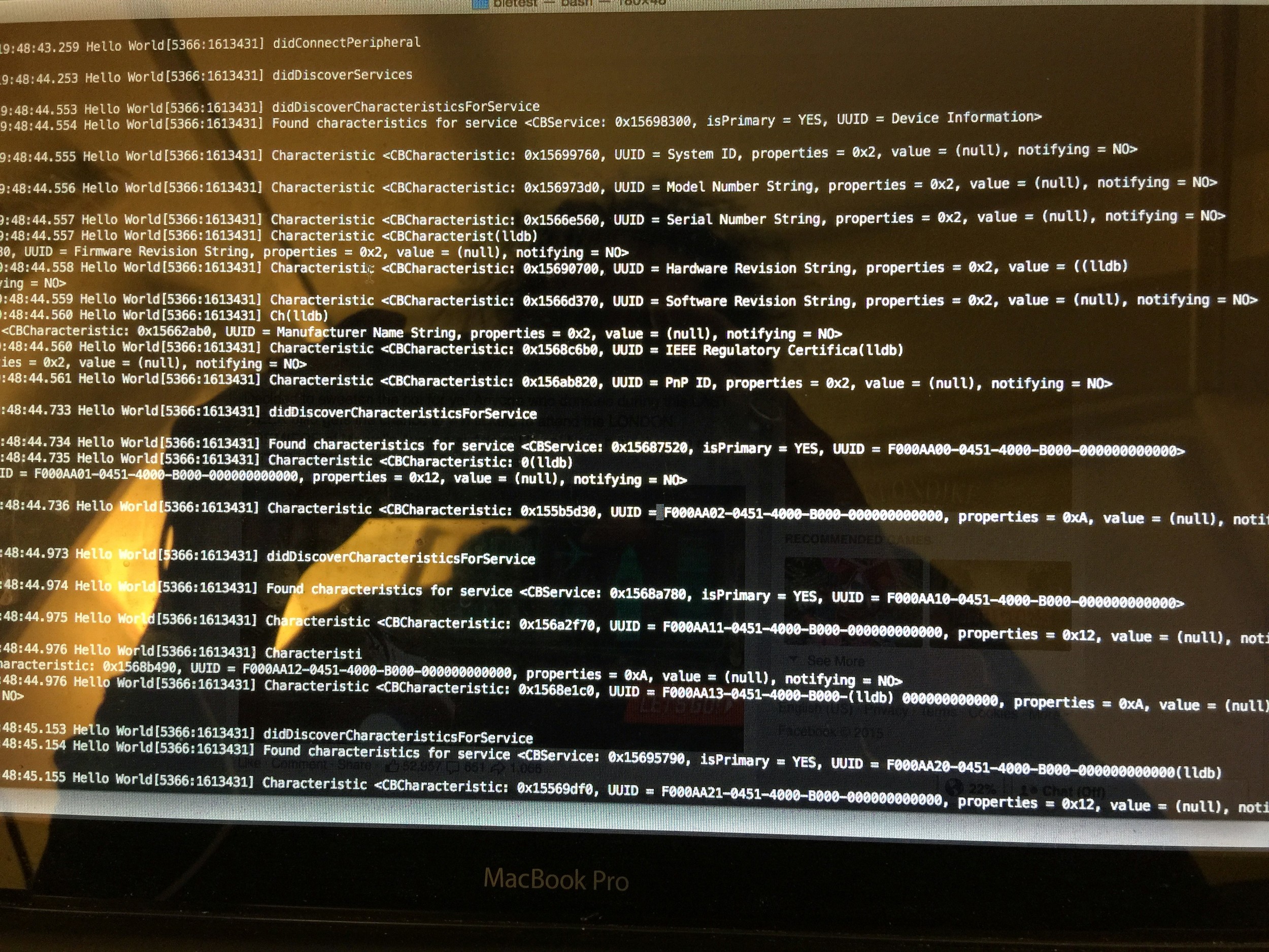 I could still see what was going on with the sensor which was an unexpected silver lining