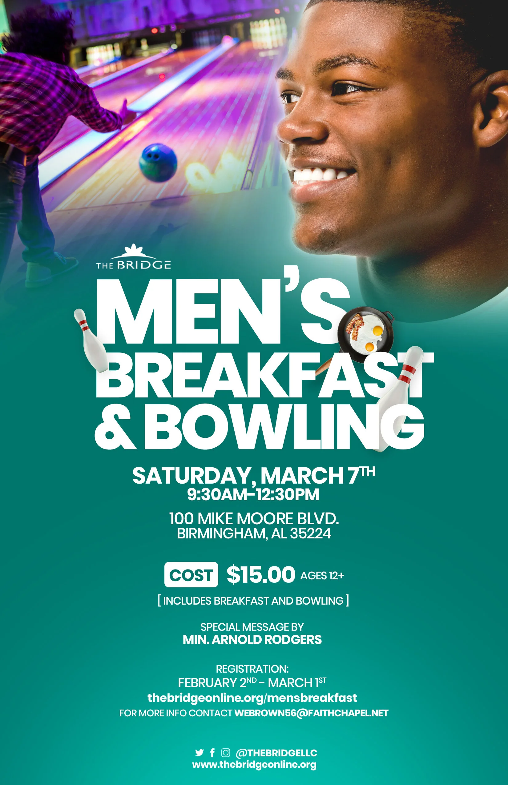 Men's Bowling &amp; Breakfast